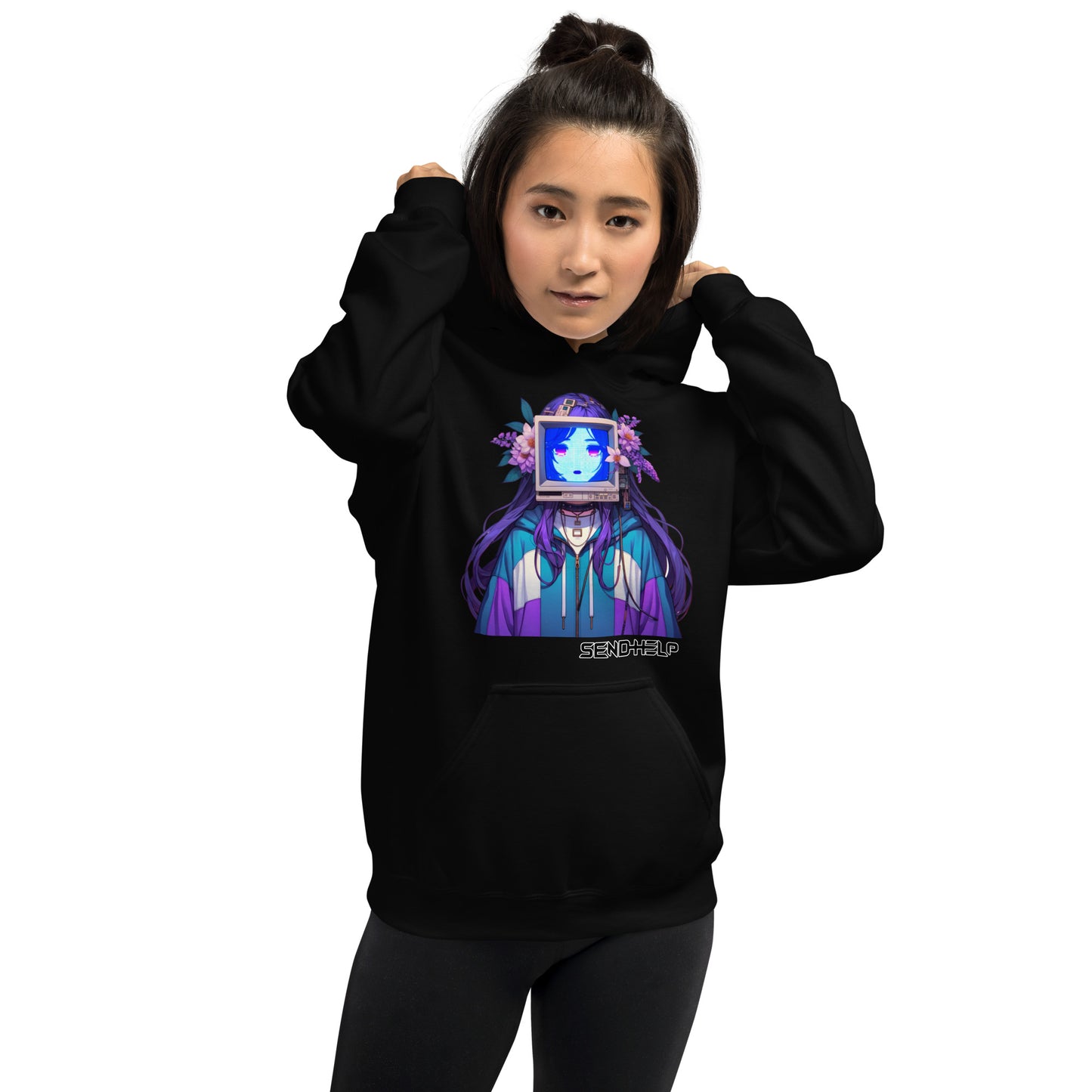 Unisex "Street Midi" Graphic Hoodie (Front)