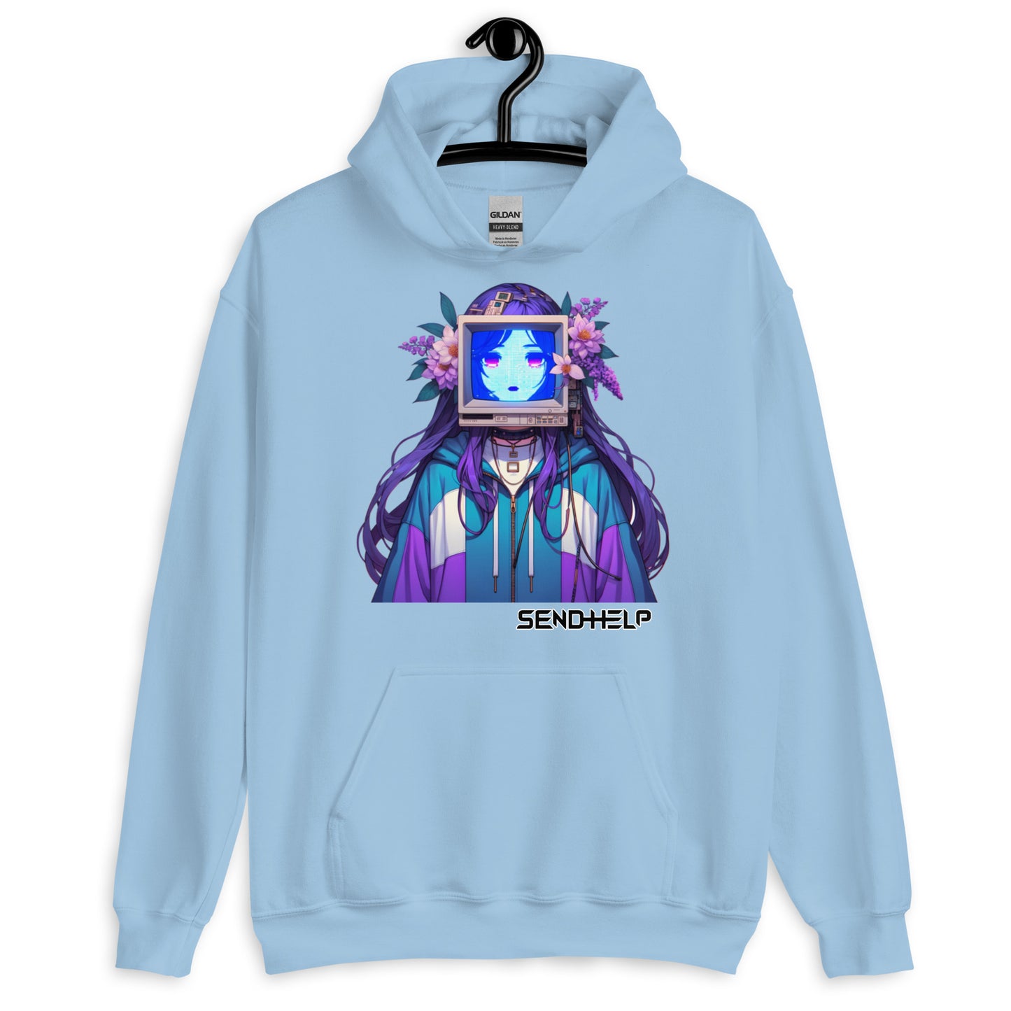 Unisex "Street Midi" Graphic Hoodie (Front)