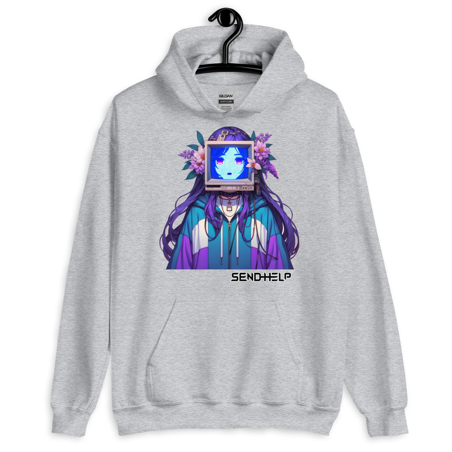 Unisex "Street Midi" Graphic Hoodie (Front)